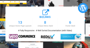 BizLinks | WordPress-Vorlage für Mehrzweckunternehmen und Agenturen