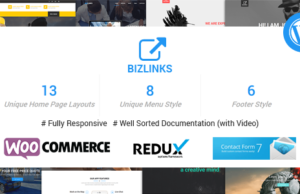 BizLinks | WordPress-Vorlage für Mehrzweckunternehmen und Agenturen