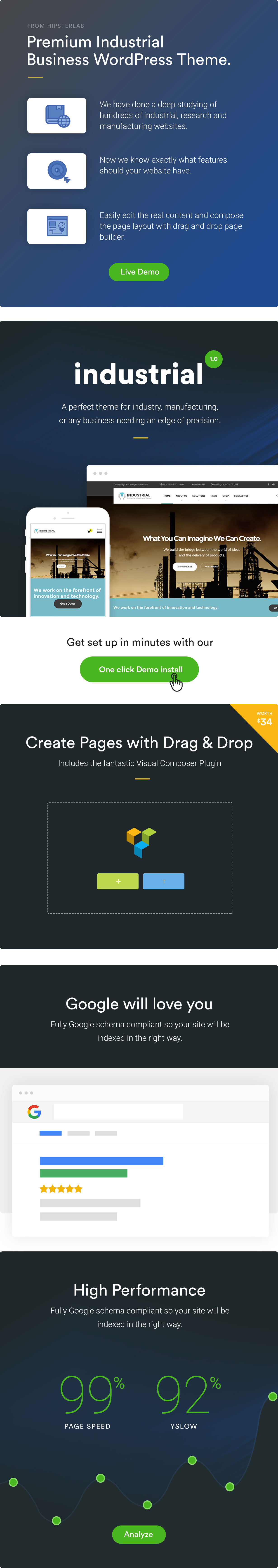 Industrie - Gewerbe, Industrie WordPress Theme - 1