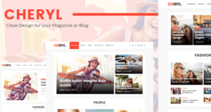 Cheryl – Responsive Design WordPress Magazin & Blog Layout