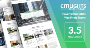 CitiLights - Immobilien WordPress Template