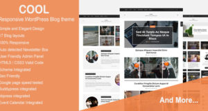 Cool – Responsives WordPress-Blog-Thema