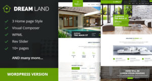 DREAM LAND-Single Property Immobilien WordPress Template