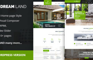 DREAM LAND-Single Property Immobilien WordPress Template