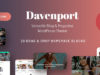 Davenport - Responsive Vielseitiges Blog- und Magazin-WordPress-Vorlage