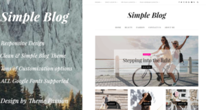 Einfaches Blog – Clean Responsive WordPress Blog Layout
