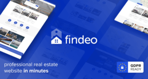 Findeo - Immobilien WordPress Vorlage