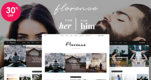 Florence – Feminines, sauberes und frisches WordPress-Blogging-Thema