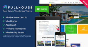 FullHouse – Immobilien Responsive WordPress Vorlage
