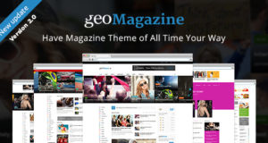 Geo Magazine | Moderne Responsive Zeitung | Nachrichtenportal WordPress Layout