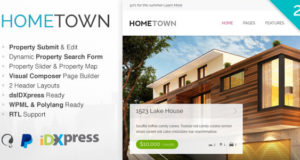 Heimatstadt - Immobilien WordPress Vorlage