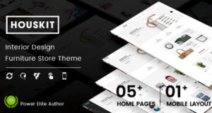 Houskit - Interior Design & Möbelhaus WordPress Layout (Mobile Layout Ready)