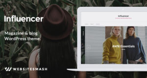 Influencer – Magazin & Blog WordPress Layout