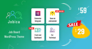 Jobica – Career Builder WordPress-Layout