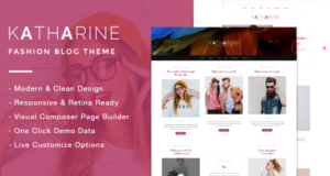 Katharine – Modern Fashion Blog Layout