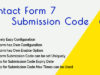 Kontaktformular 7 Einreichungscode - Formular Einreichung erforderlich Einladungscode