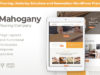 Mahagoni | Bodenbelagsunternehmen WordPress Layout