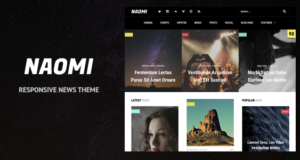 Naomi – Responsive WordPress News Template