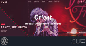 Orient – Modernes WordPress Blog Vorlage