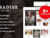 Paradise - Blumengeschäft WordPress WooCommerce Vorlage (8+ Homepages Ready)