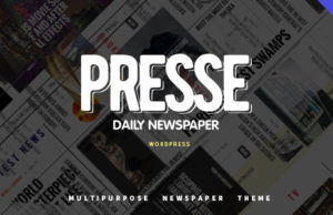 Presse – WordPress Magazine News Template