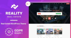 Realität | Immobilien WordPress Vorlage