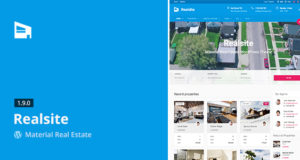 Realsite – Material Immobilien WordPress Vorlage