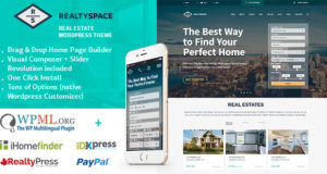 Realtyspace - Immobilien WordPress Template