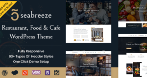 Seabreeze – Restaurant und Cafe WordPress Vorlage