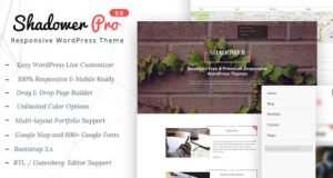 Shadower Pro – Ein sauberes und ansprechendes WordPress-Vorlage für Blogger