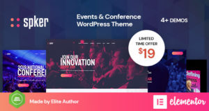 Spker – Konferenz & Event WordPress Template