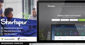 Startuper – Startup Landing Page WordPress