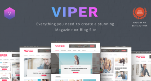 Viper – Multi Purpose Newspaper / Nachrichten / Magazine / Blog WordPress Vorlage