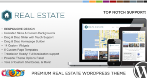 WP Pro Real Estate 3 Responsives WordPress-Layout