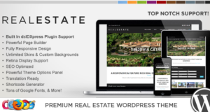 WP Pro Real Estate 5 Responsives WordPress-Vorlage
