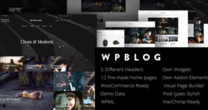 WPblog – Leistungsstarkes WordPress-Template für Blogs und Magazine