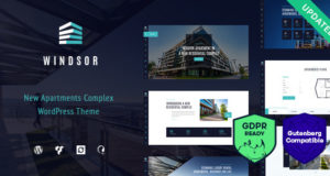 Windsor - Apartmentkomplex / Einzelobjekt WordPress Template
