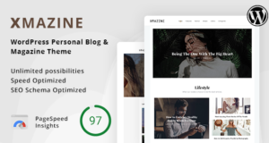 Xmazine – WordPress Persönliches Blog & Magazine Layout