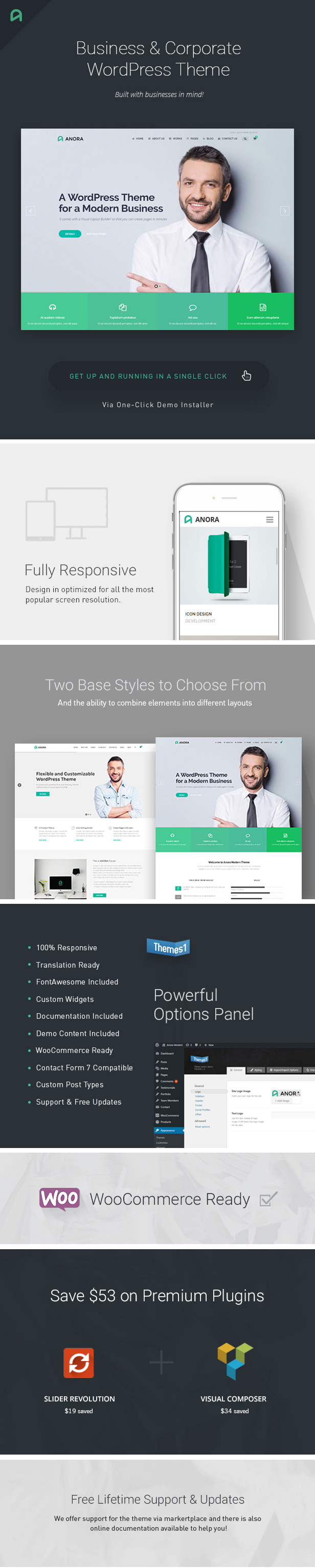 Anora - Business & Corporate WordPress Theme - 1