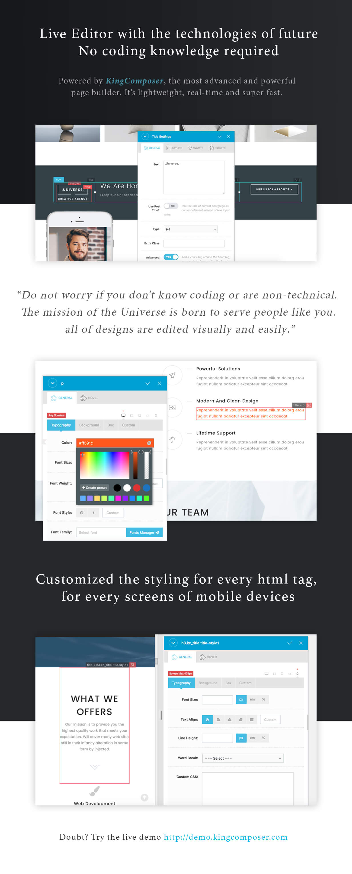 Universum - Responsives WordPress-Theme für kreative Mehrzweckgeschäfte - 4