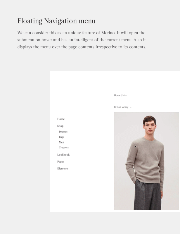Merino | Modernes WooCommerce-Shop-Thema für Modegeschäft - 3