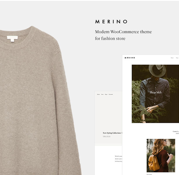 Merino | Modernes WooCommerce-Shop-Thema für Modegeschäft - 1
