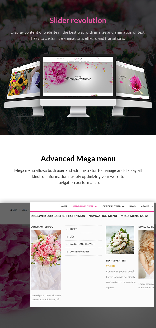 Kreative Blume Woocommerce WordPress Theme - 7