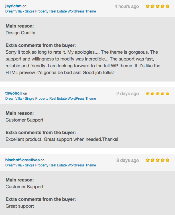 DreamVilla - Single Property Immobilien WordPress Theme - 3