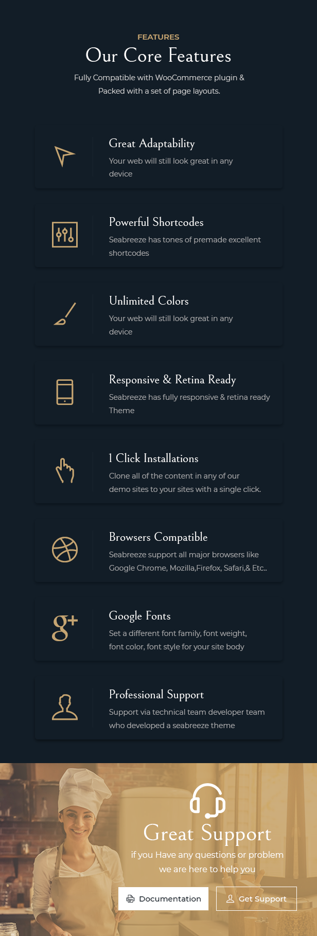 SeaBreeze WordPress Theme