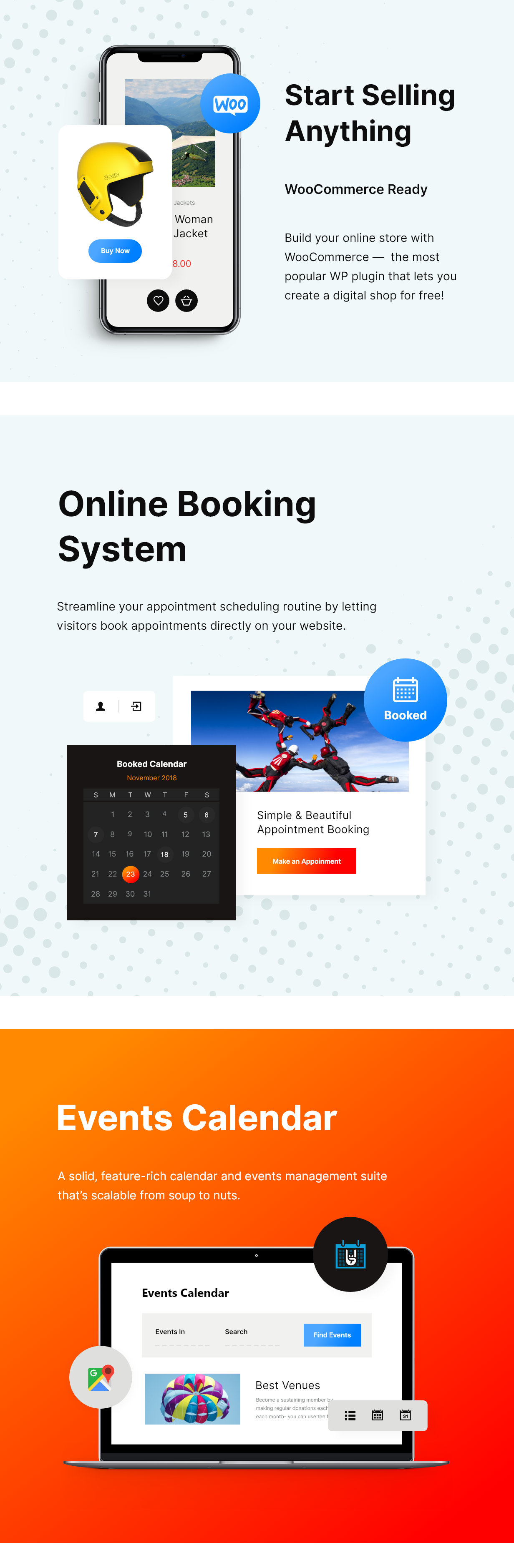 SkyCaptain | Fallschirmspringen & Extremsport WordPress Theme - 8