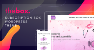 thebox | Abonnement Box WordPress Template