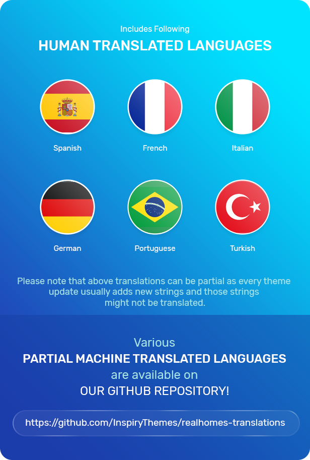 Übersetzung für Spanisch, Französisch, Italienisch, Deutsch, Portugiesisch und Türkisch
