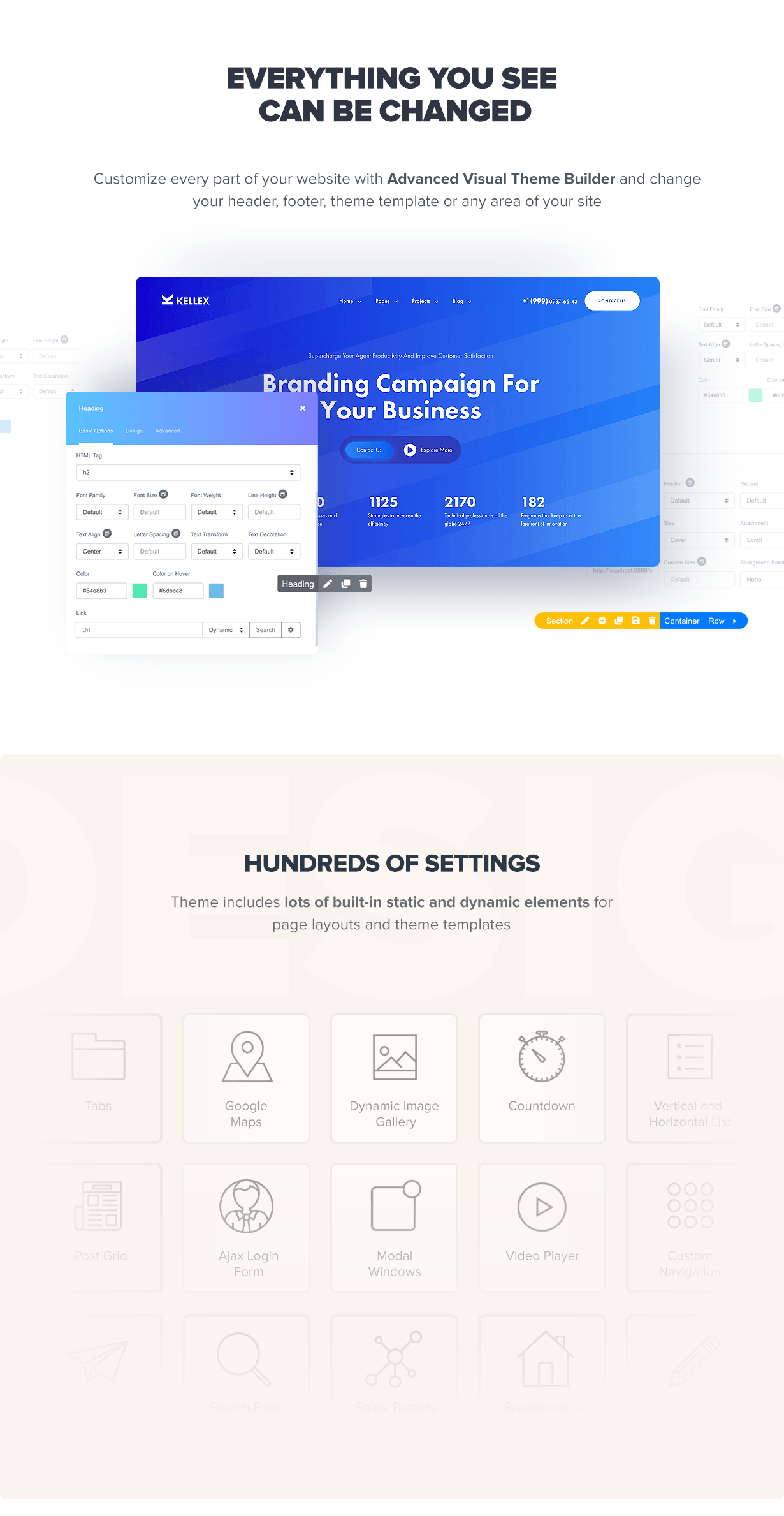 Kellex - WordPress Theme für Saas und Agenturen - 1