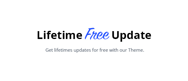Lebenslange kostenlose Updates